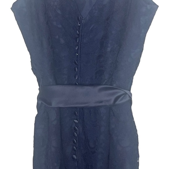 KENNEDY BLUE Navy Charlotte Lace Dress - Picture 4 of 5